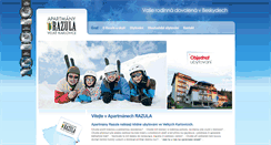 Desktop Screenshot of apartmanyrazula.cz